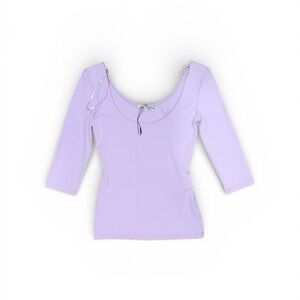 Zara Light Purple Long Sleeve Top